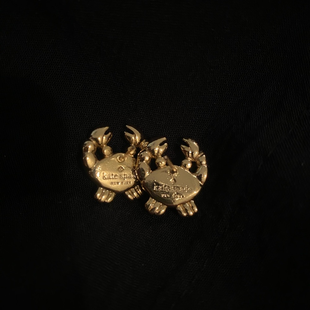 Kate Spade Crab Shore Thing Siddling White Pearl Earr… Gem